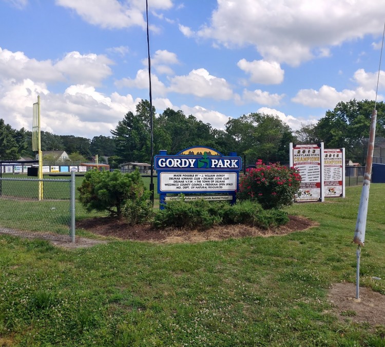 Gordy Park Sign (Delmar,&nbspMD)